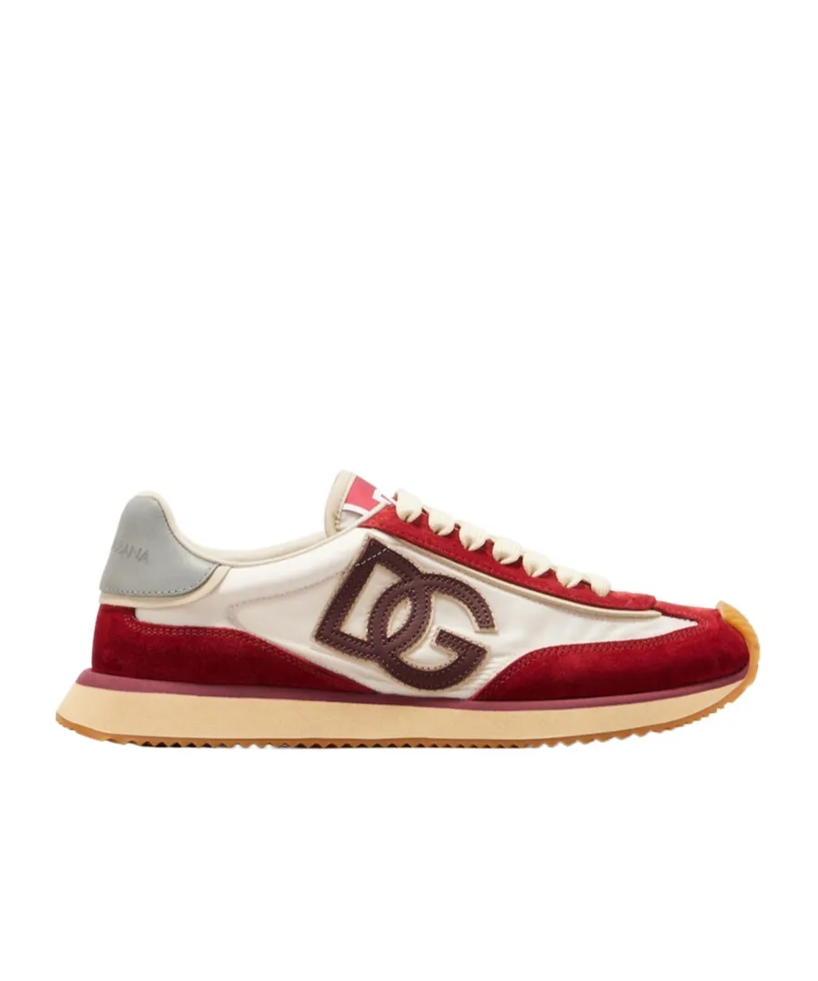 Dg Cushion Suede-Trimmed Sneakers