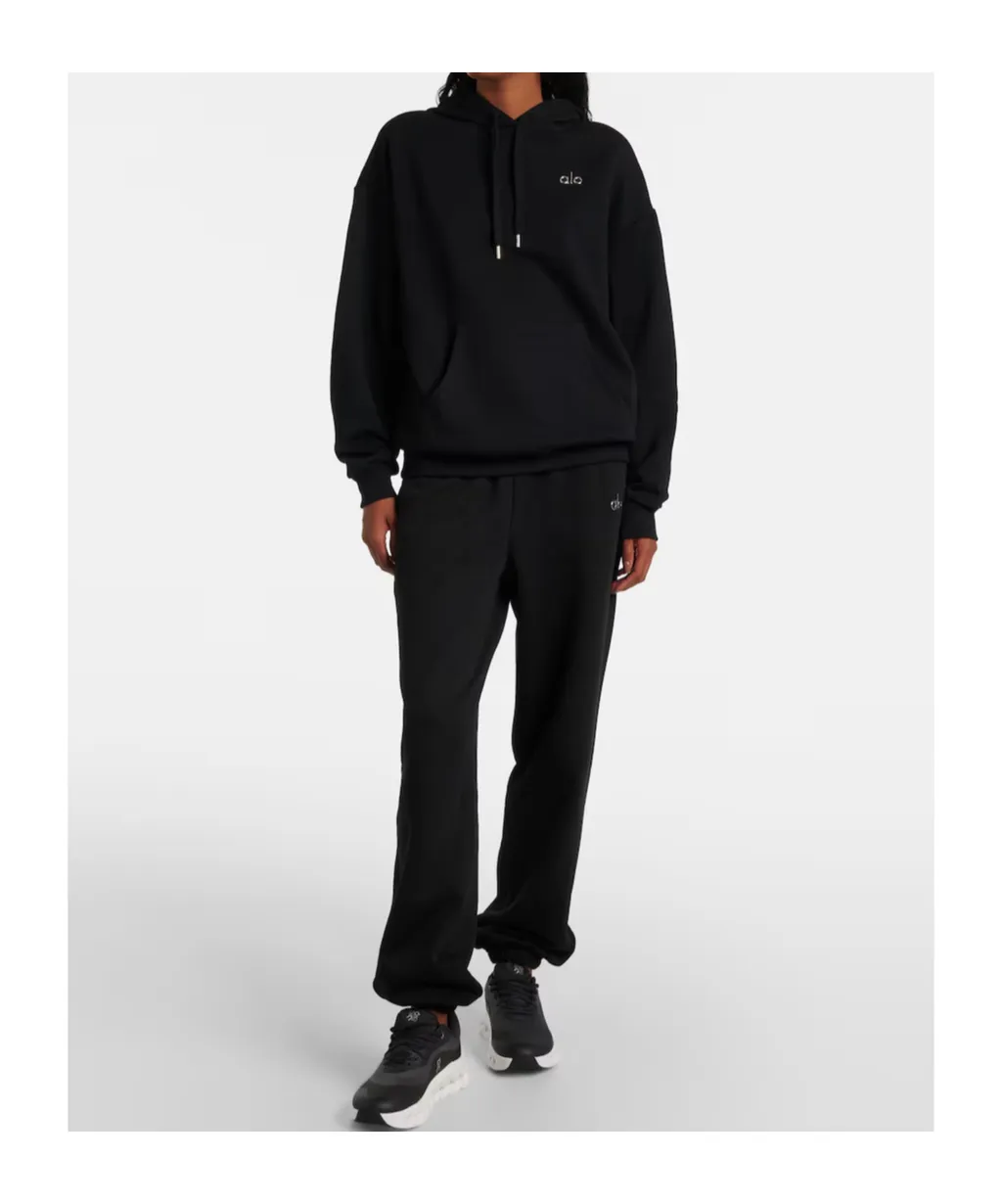 Hoodie With Looped Fabric