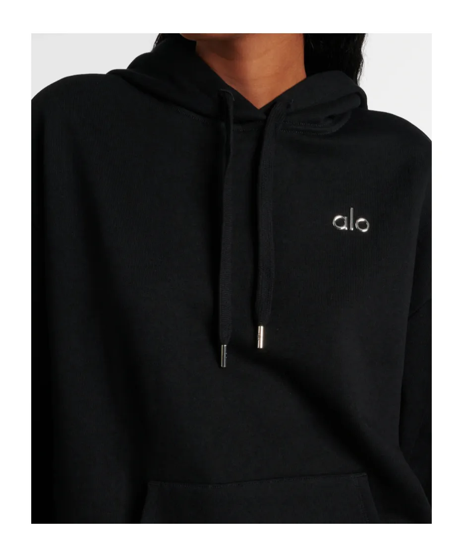 Hoodie With Looped Fabric