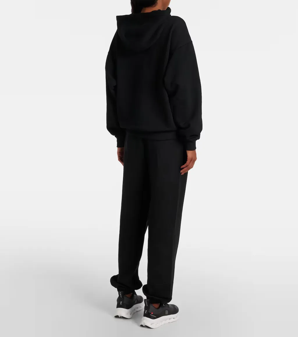Hoodie With Looped Fabric