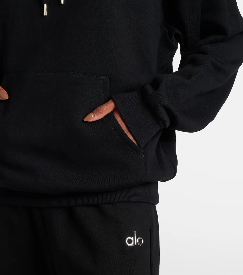 Hoodie With Looped Fabric
