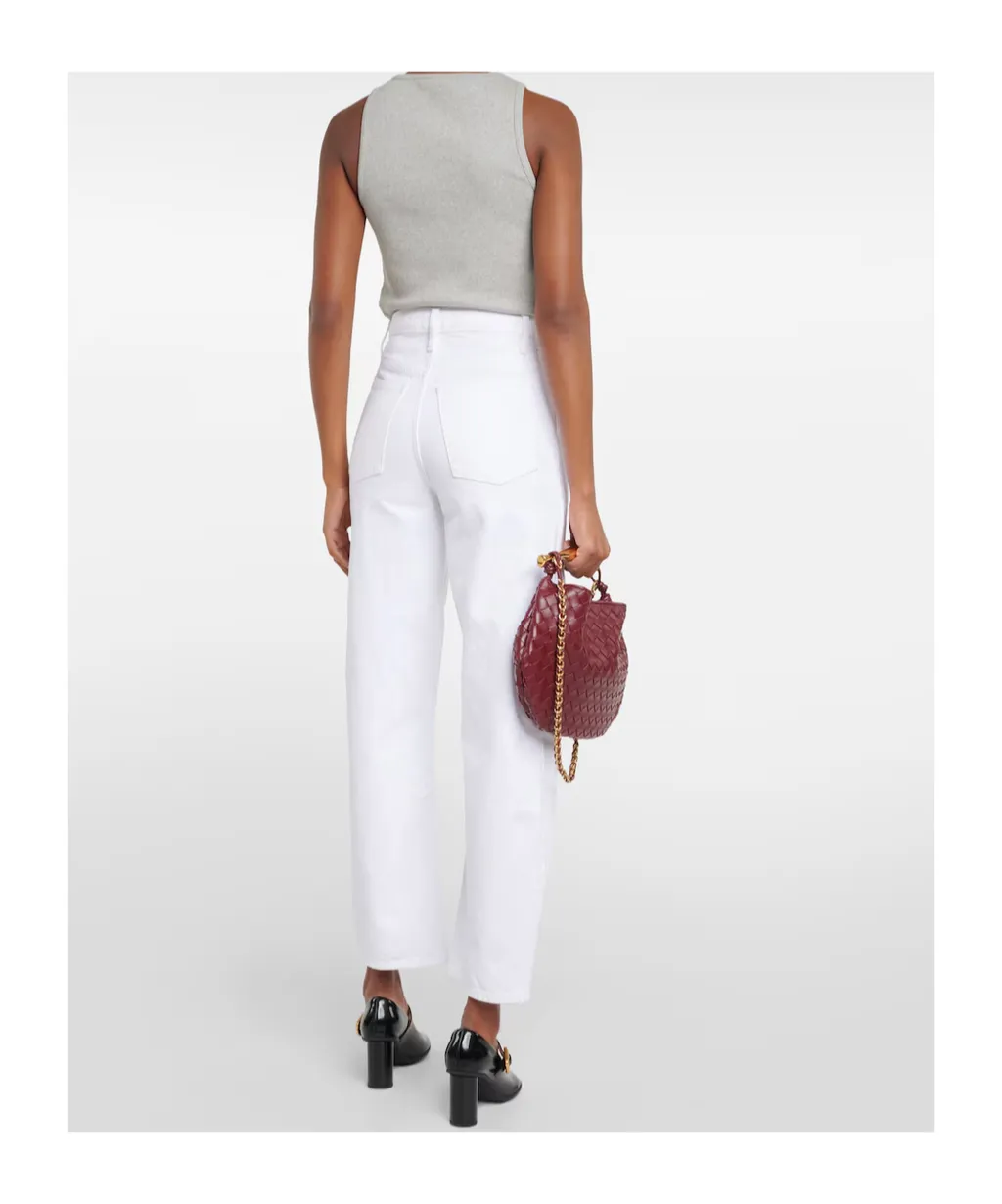 High-Rise Barrel-Leg Jeans