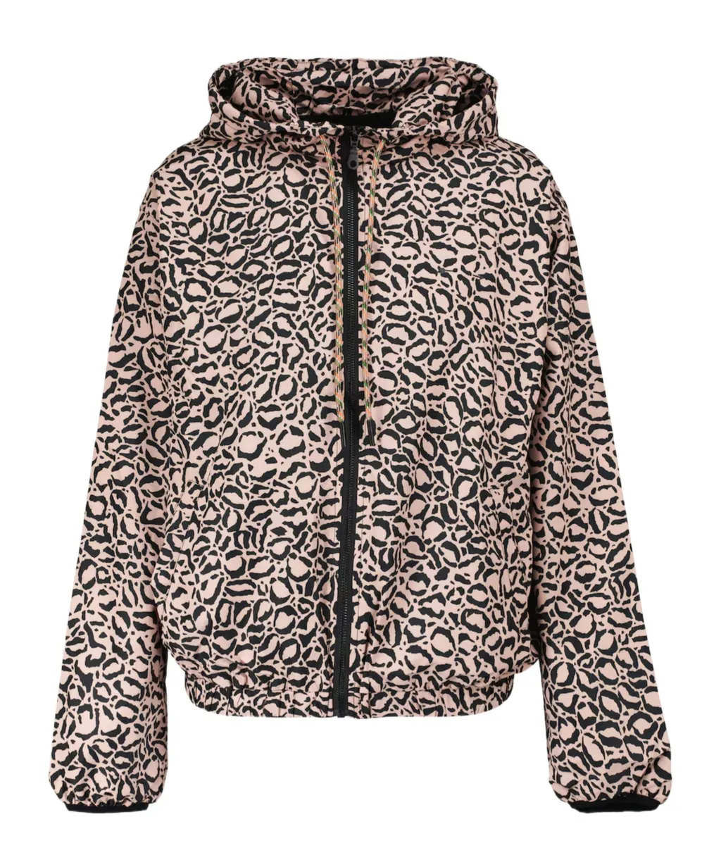 Drawstring Hooded Casual Jacket