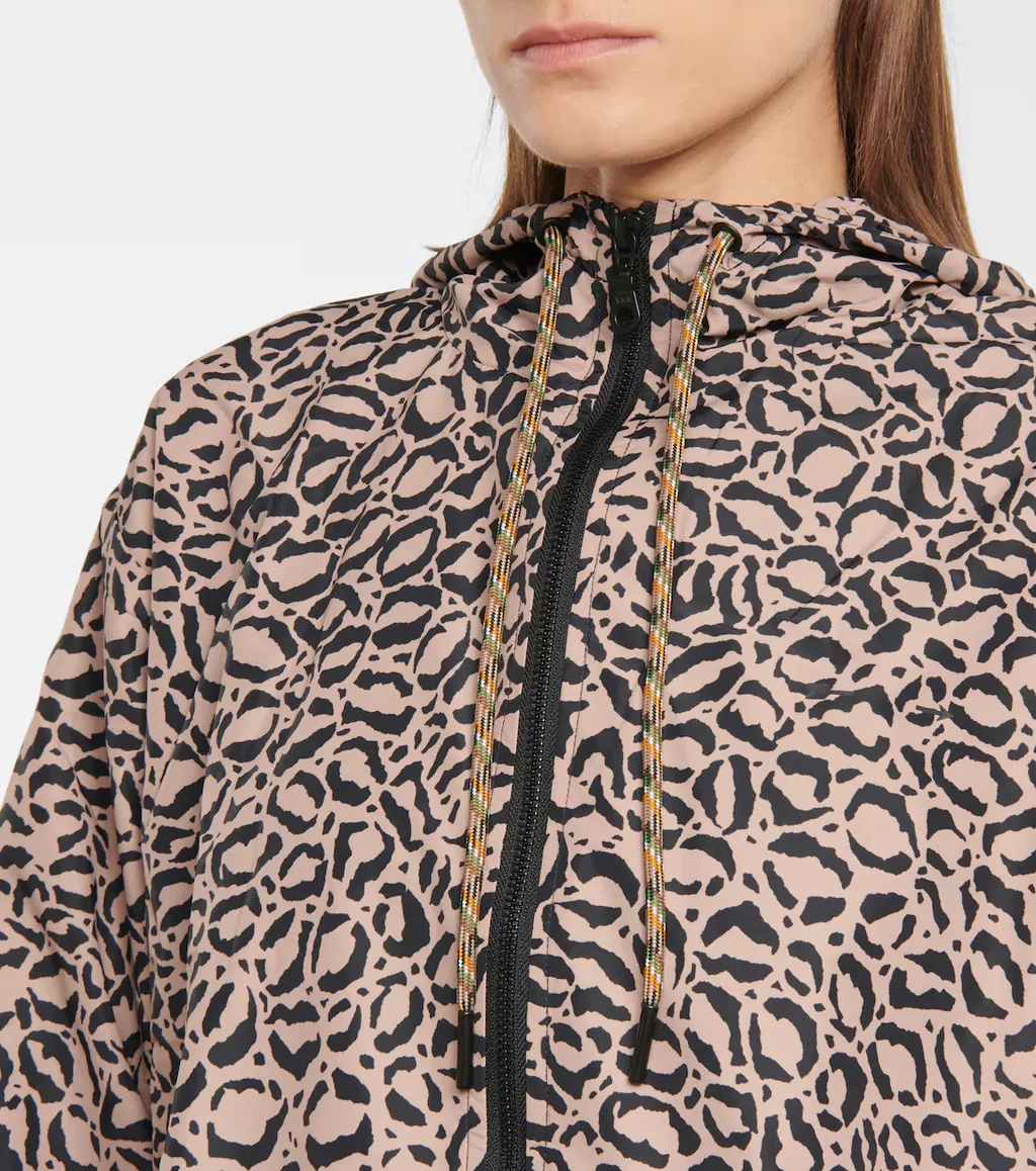 Drawstring Hooded Casual Jacket