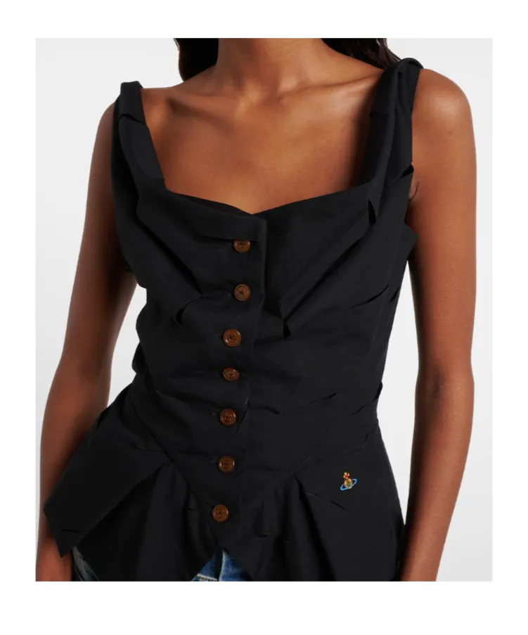Peplum Vest