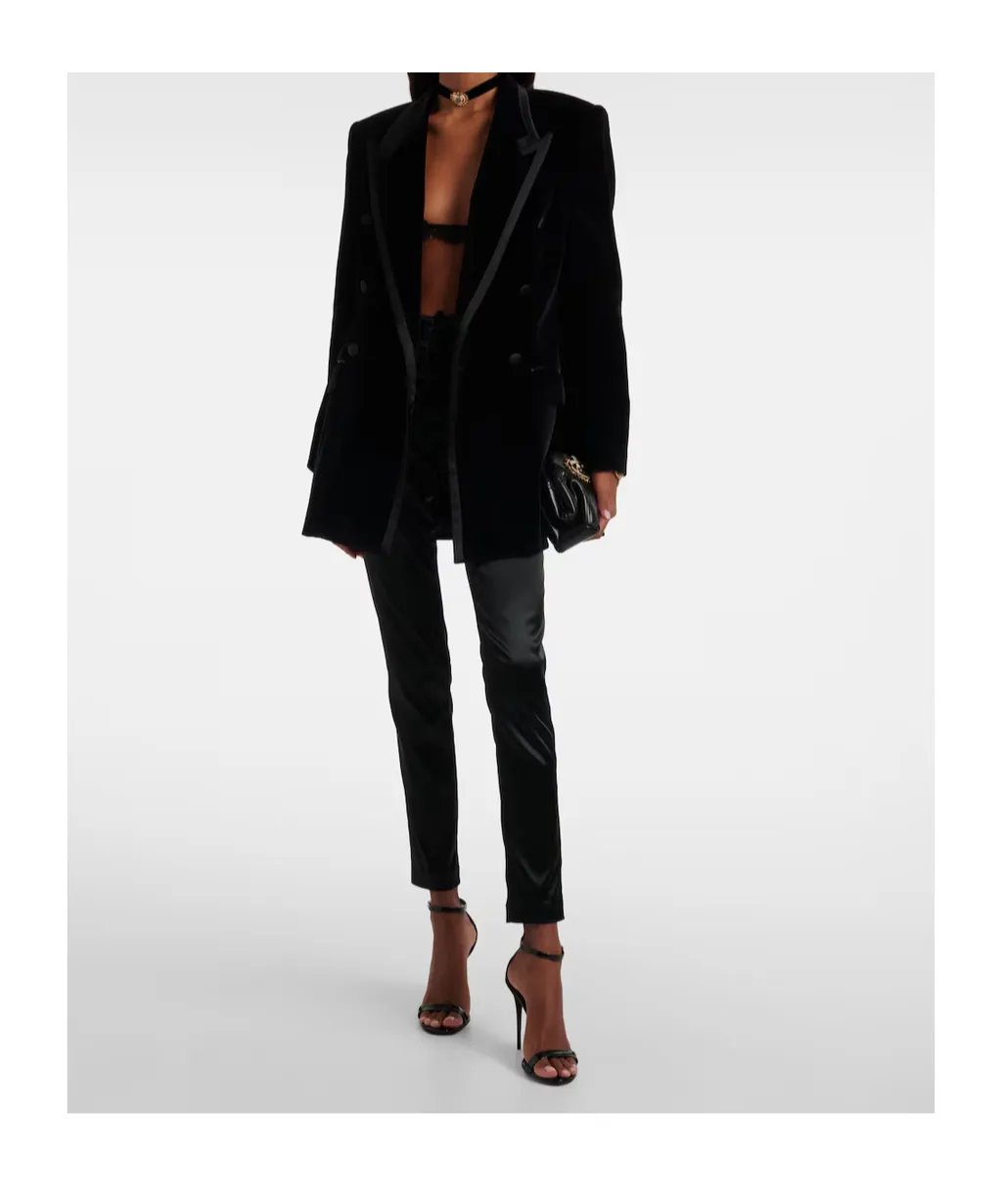 Long-Sleeved Tuxedo Jacket