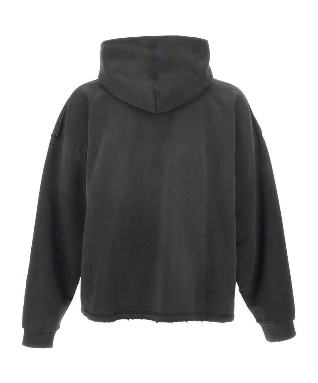 Represent Studded Logo Hooded Sweater