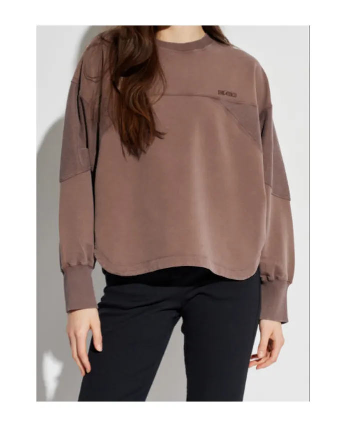 The Attico Logo Embroidered Crewneck Sweatshirt