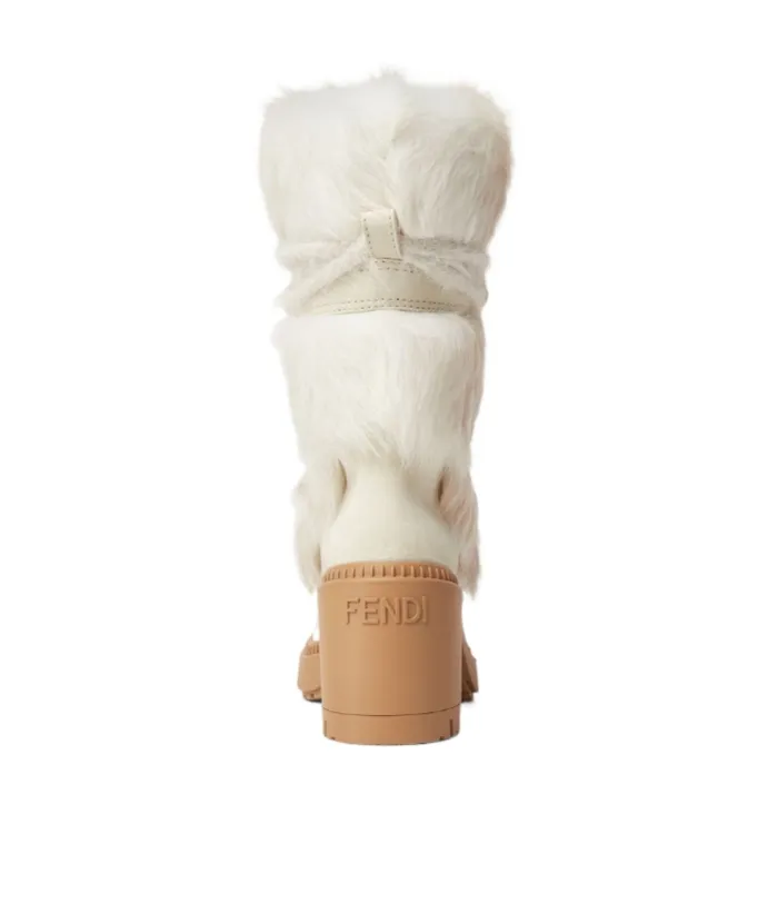 Fendi Apres Chic Lace-Up Boots