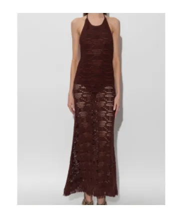 Etro Crochet Effect Long Dress