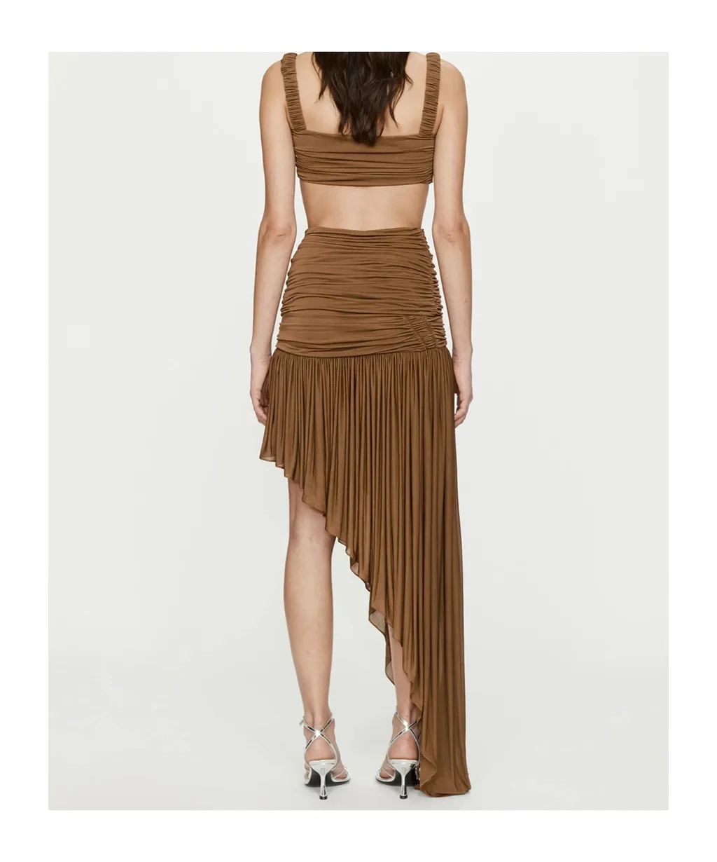 Orion Swept Ruched Skirt