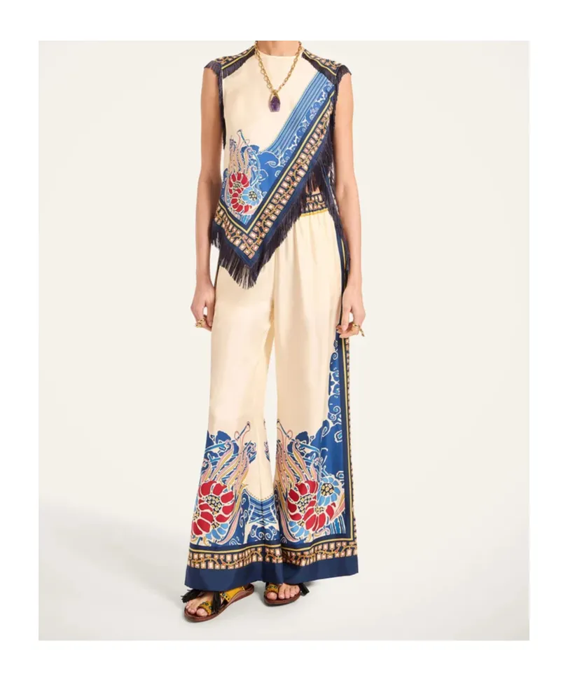 La Doublej Printed Palazzo Pants