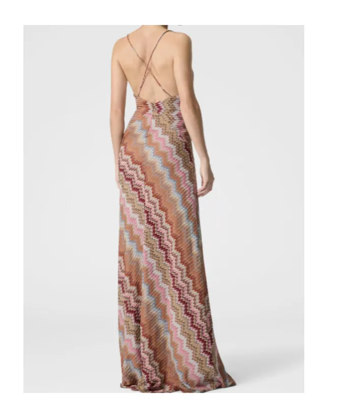 Missoni All Over Zigzag Long Dress