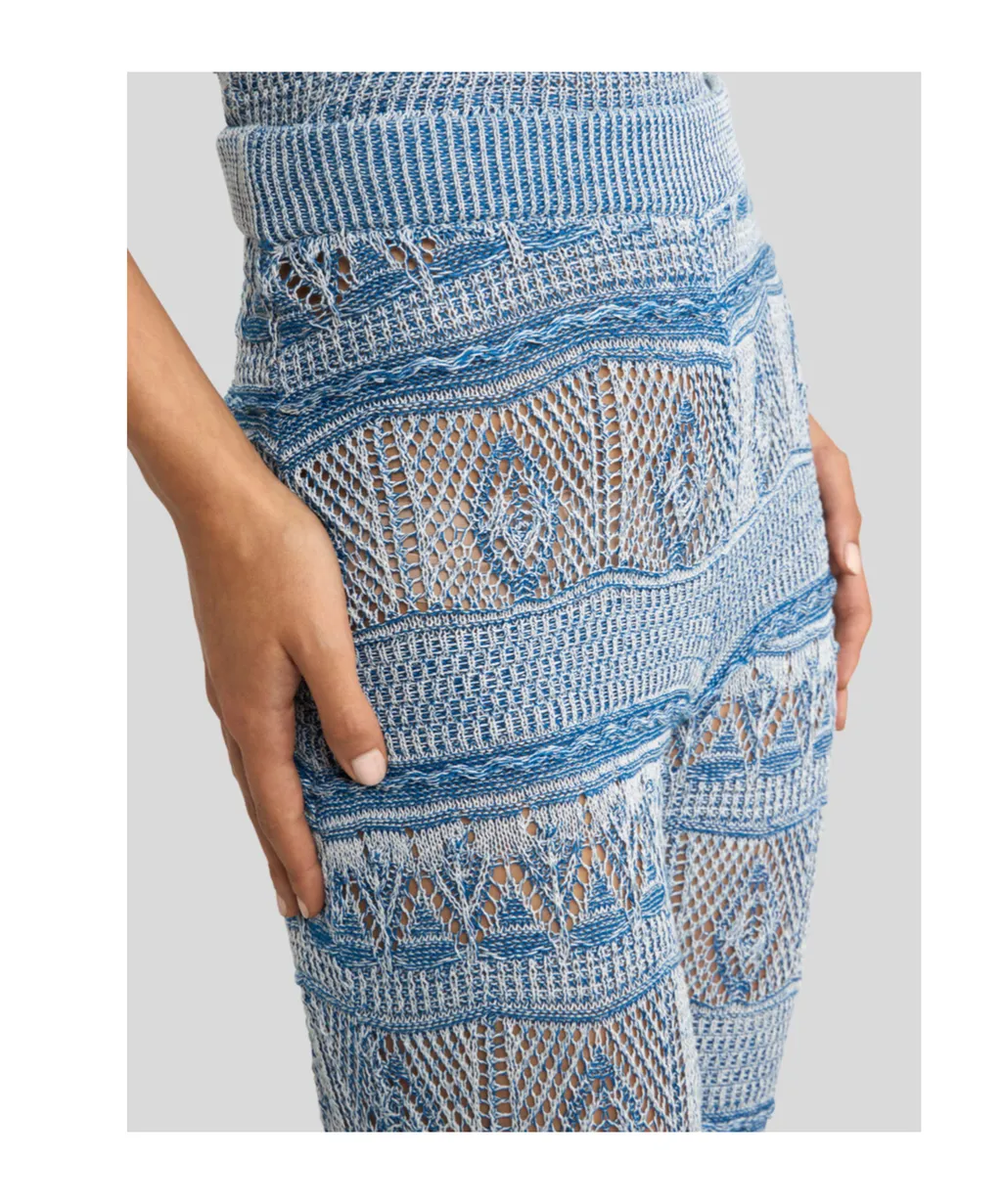 Etro Fit-And-Flare Crocheted Trousers