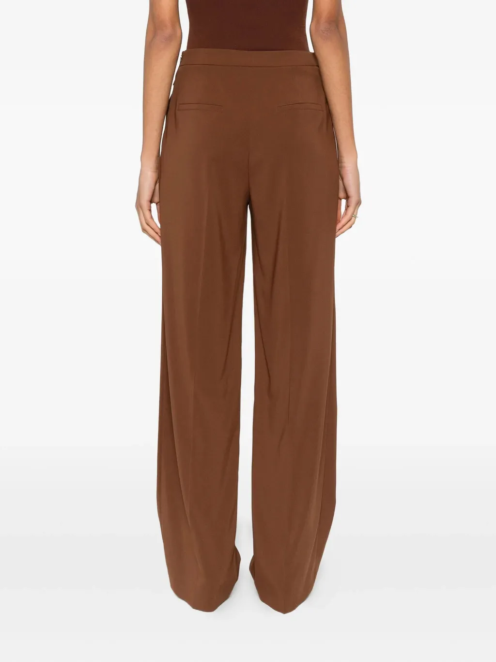 Buckle Pleated Trousers