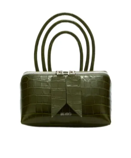 The Attico Friday Embossed Mini Handbag