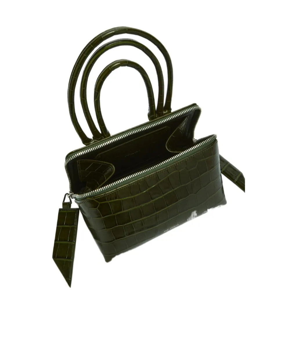 The Attico Friday Embossed Mini Handbag