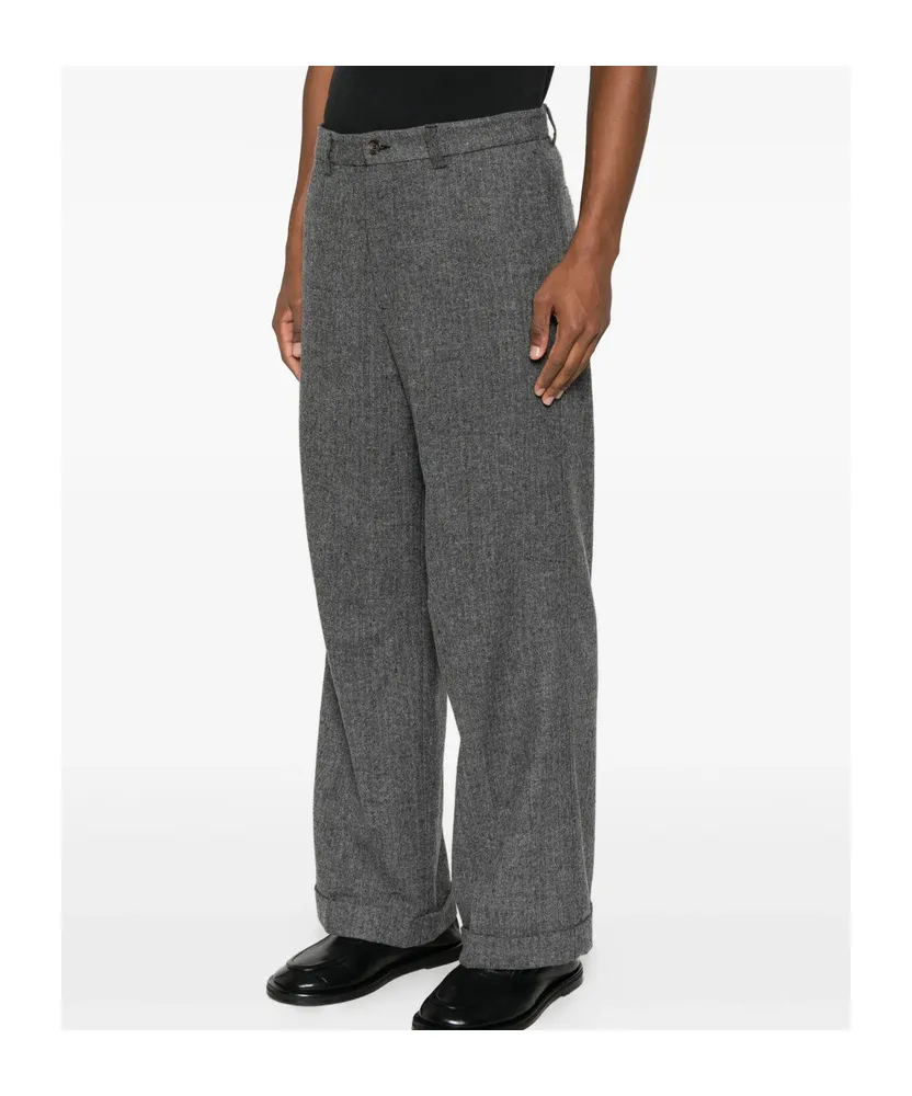 Casual Pants With Belt Loops