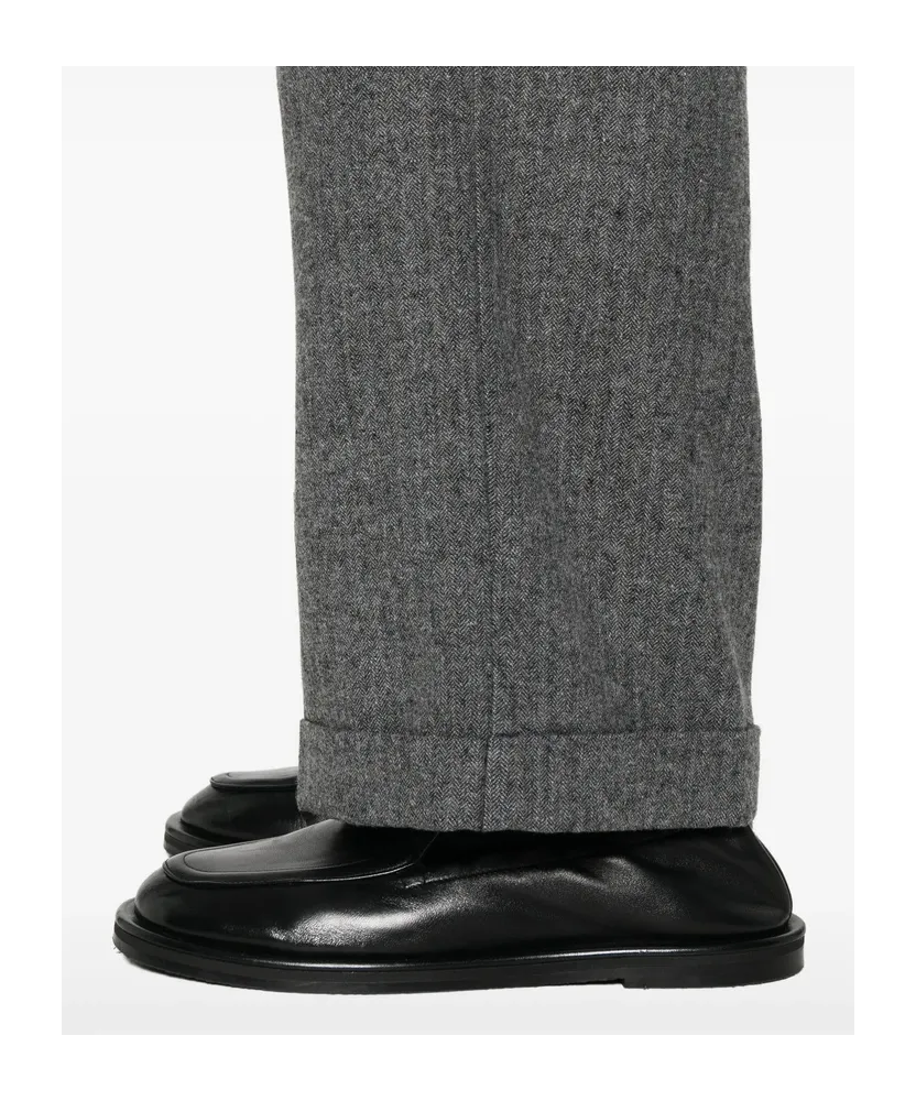 Casual Pants With Belt Loops