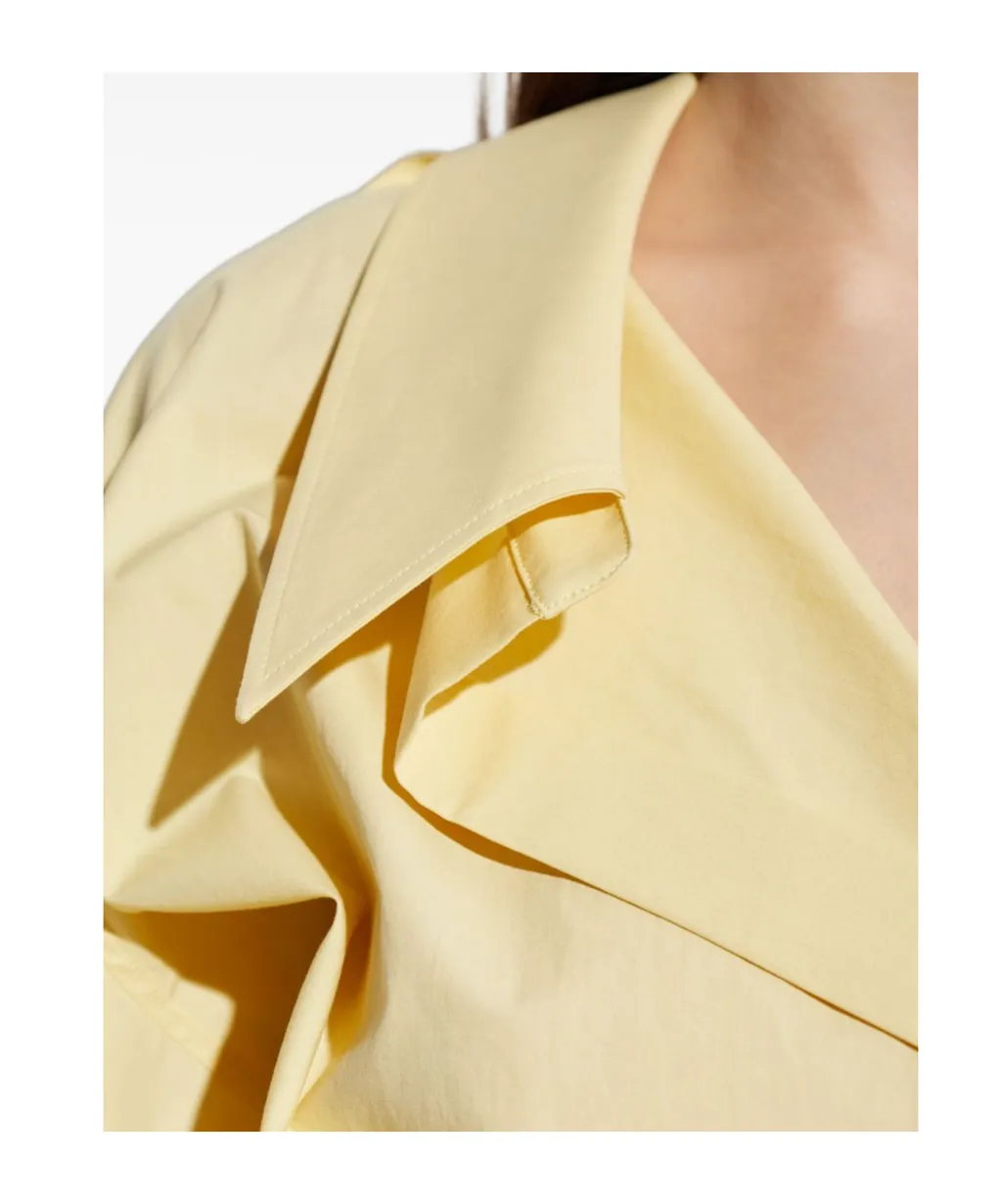 The Attico Asymmetric Mini Shirt Dress