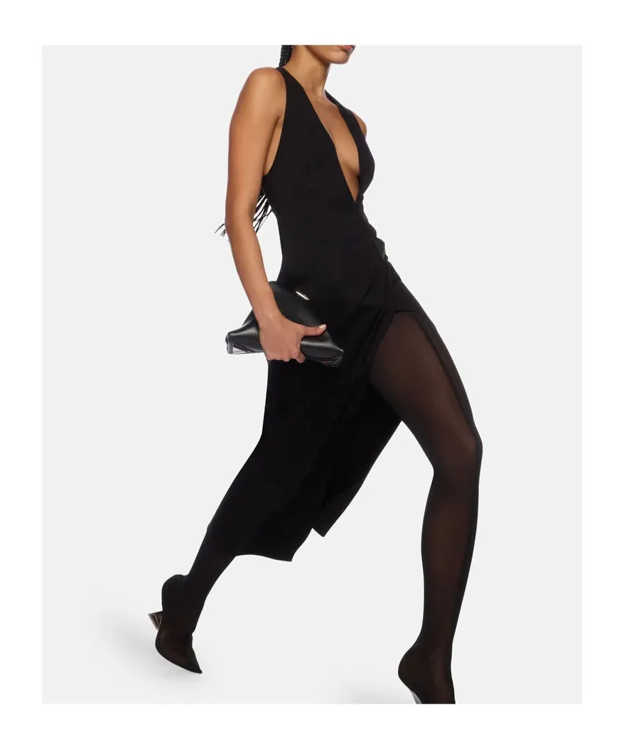The Attico Logo Plaque Sleeveless Dress