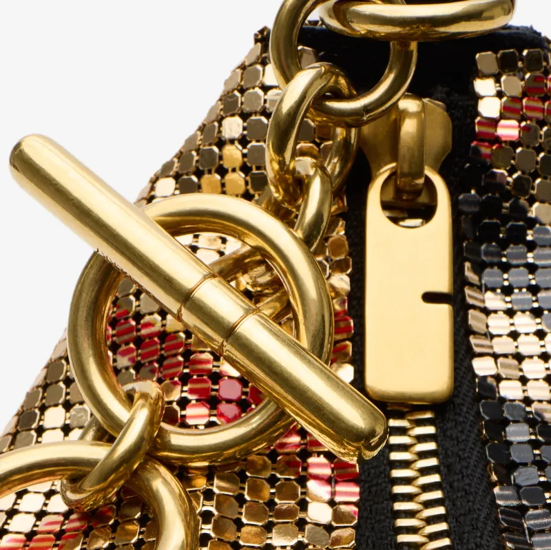 Burberry Chainmail Checked Shoulder Bag