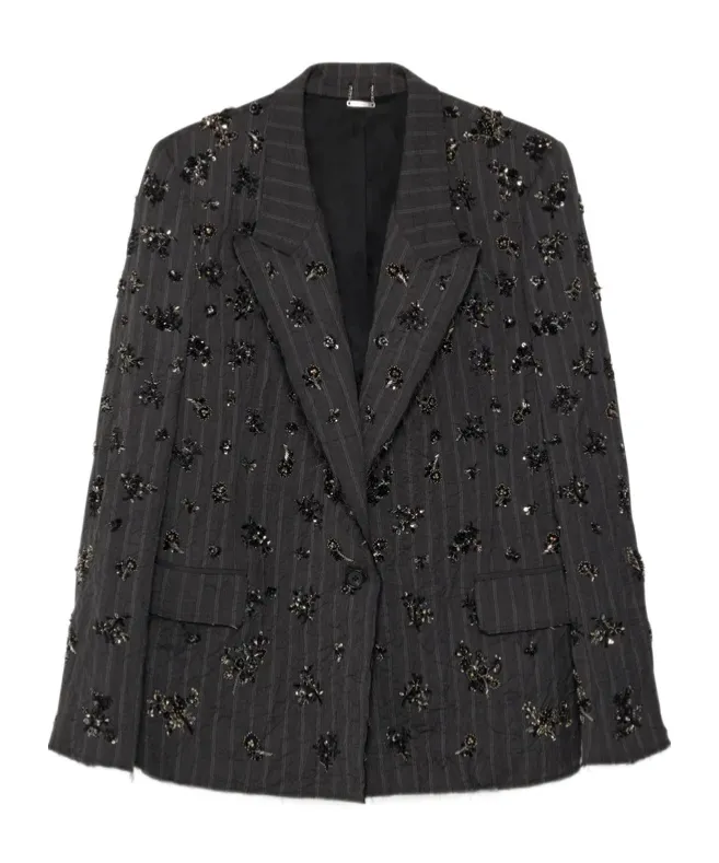 Long-Sleeved Suit Jacket