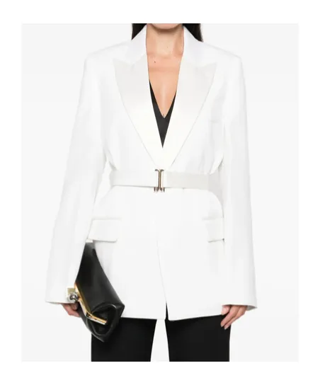 Belted Lapel Blazer