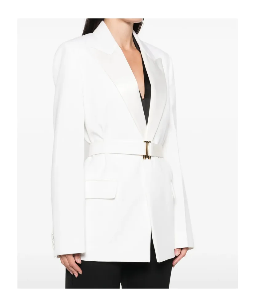 Belted Lapel Blazer