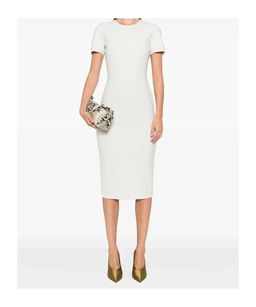Short-Sleeve Midi Dress