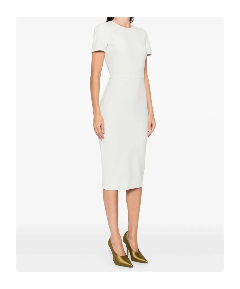 Short-Sleeve Midi Dress