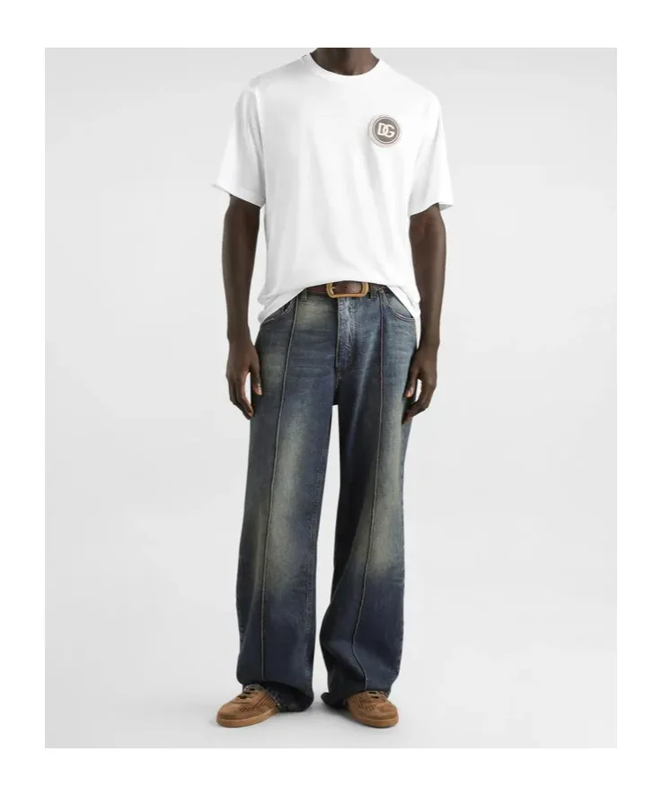 Dolce & Gabbana Logo Patch Crewneck T-Shirt