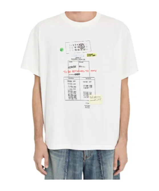 Mm6 Maison Margiela Graphic Print T-Shirt