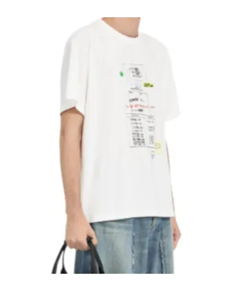 Mm6 Maison Margiela Graphic Print T-Shirt
