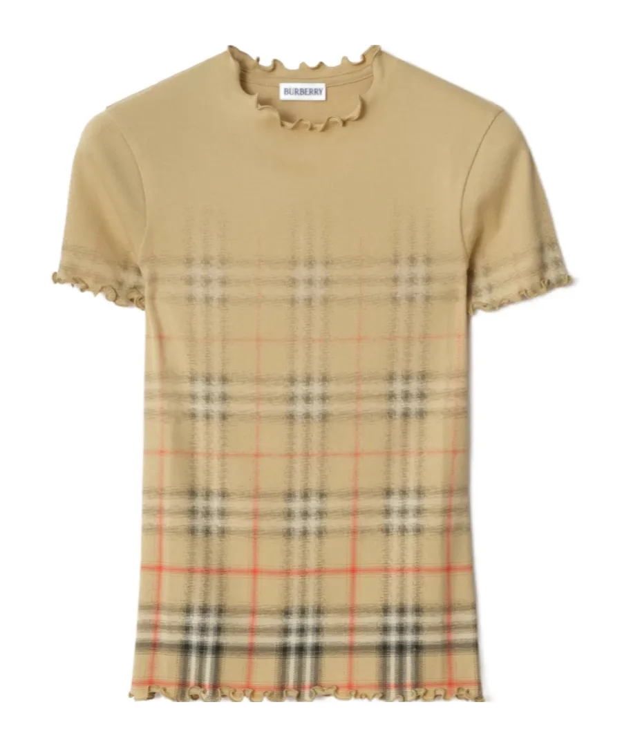 Burberry Gradient Check Stretch Top