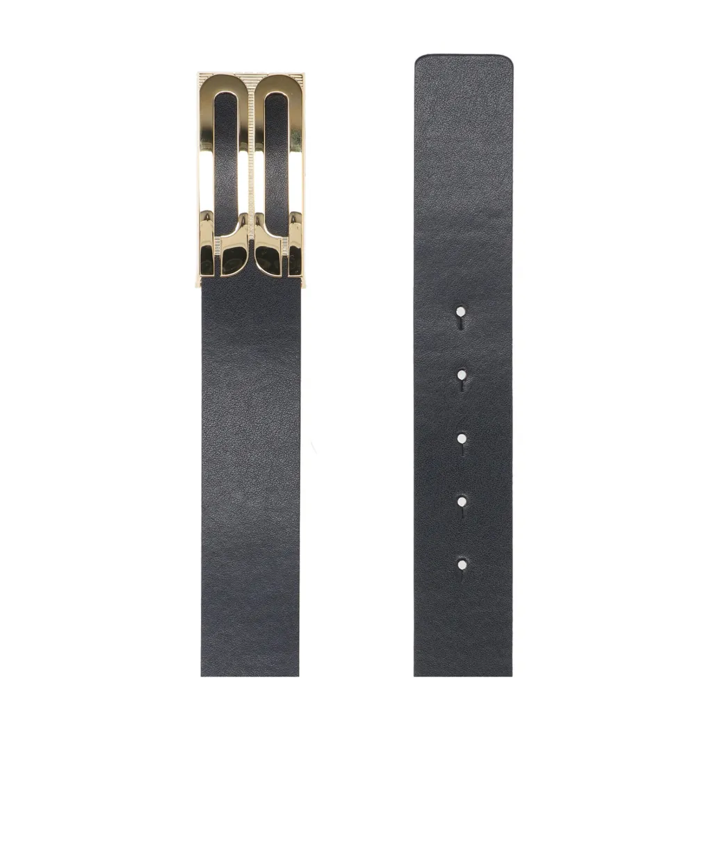 Victoria Beckham Logo Buckle Belt