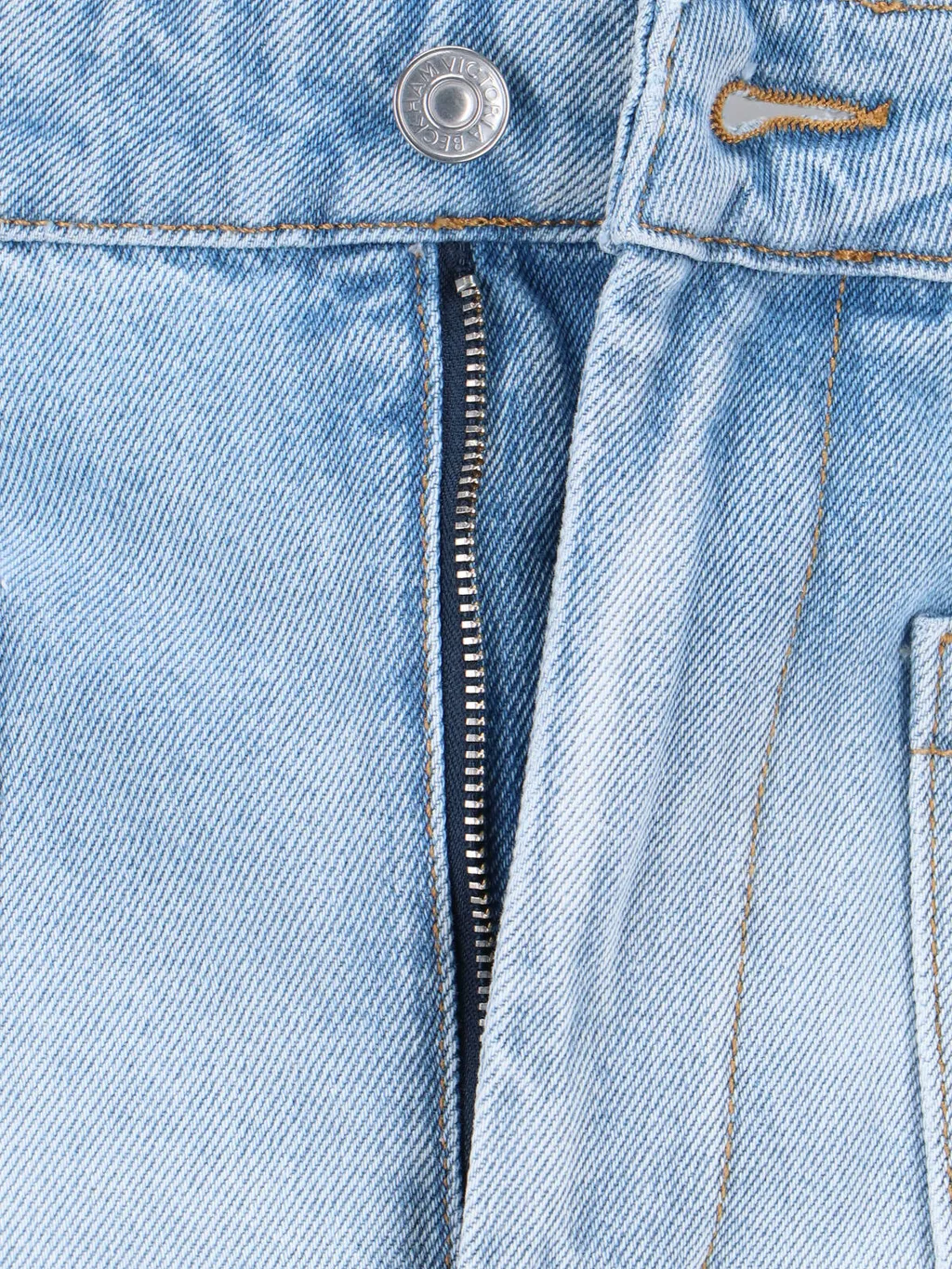 Victoria Beckham Logo Patch Flared Jeans