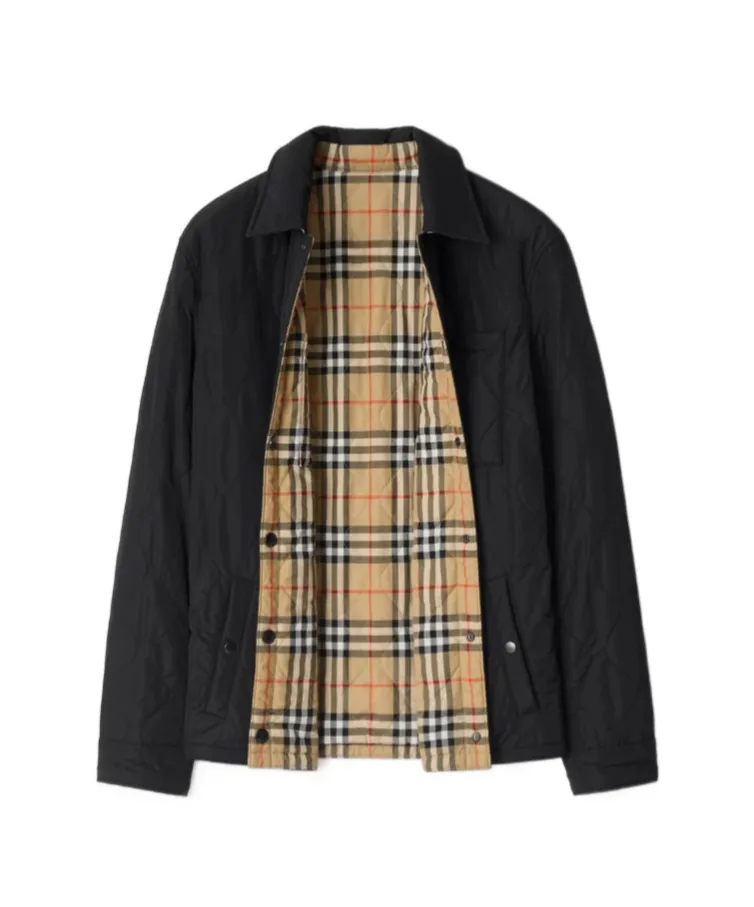Burberry Checked Quilted Reversible Jacket