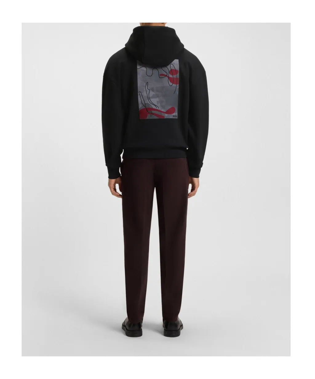 Long-Sleeved Hooded Sweatshirt