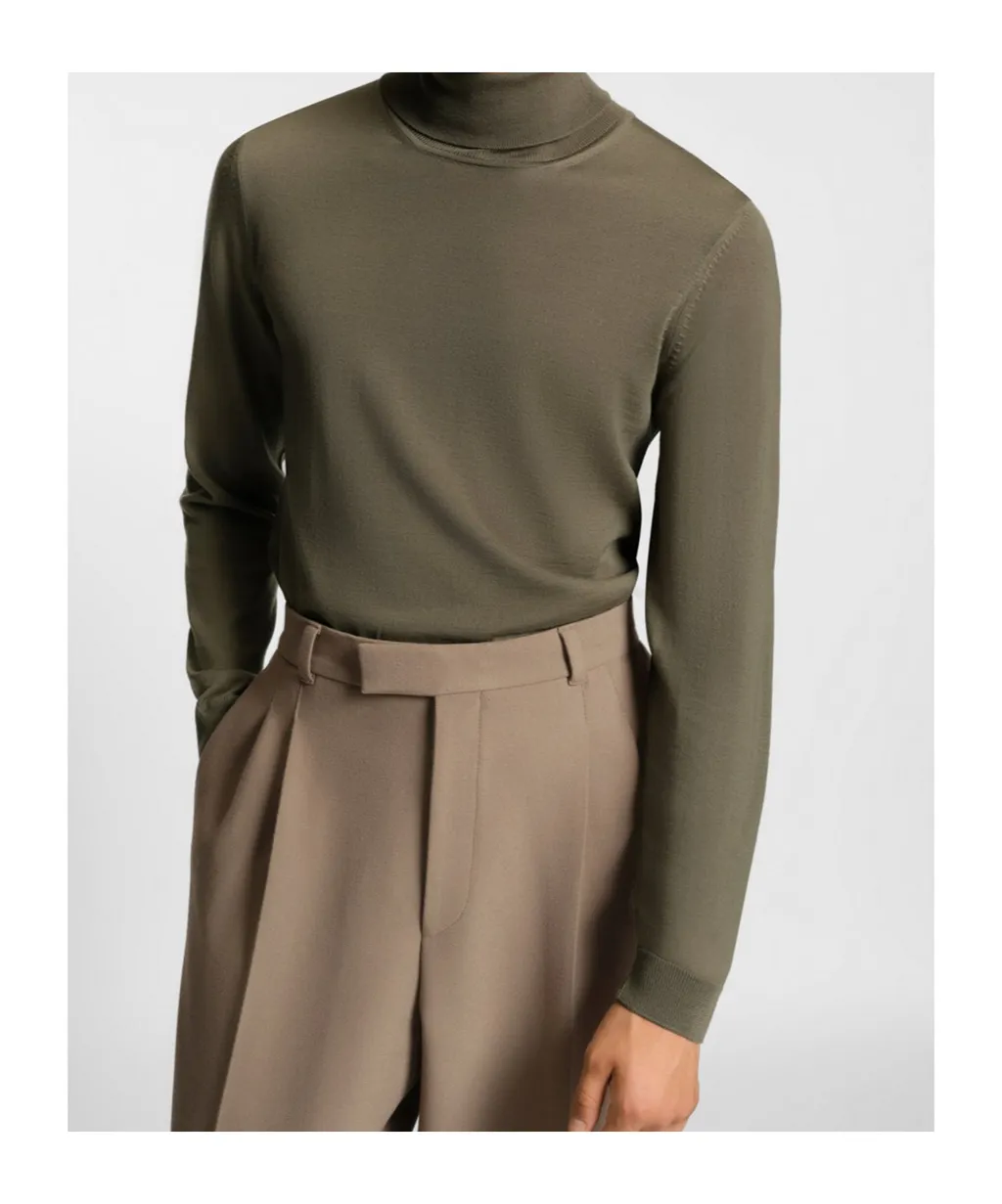 Wool Turtleneck Sweater