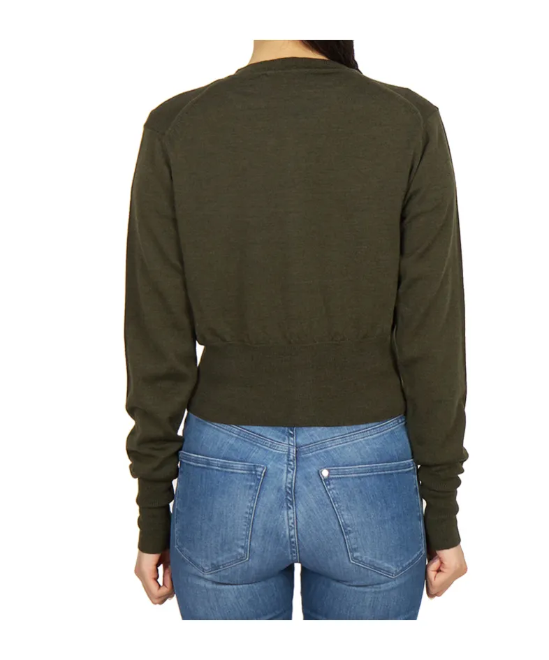 Vivienne Westwood Orb Embroidered Cropped Cardigan