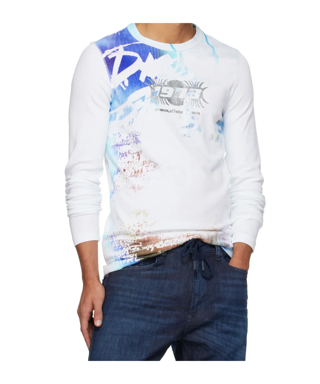 Diesel Long Sleeved Crewneck T-Shirt