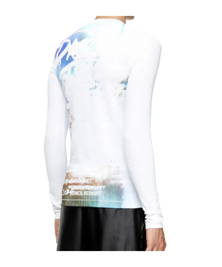 Diesel Long Sleeved Crewneck T-Shirt