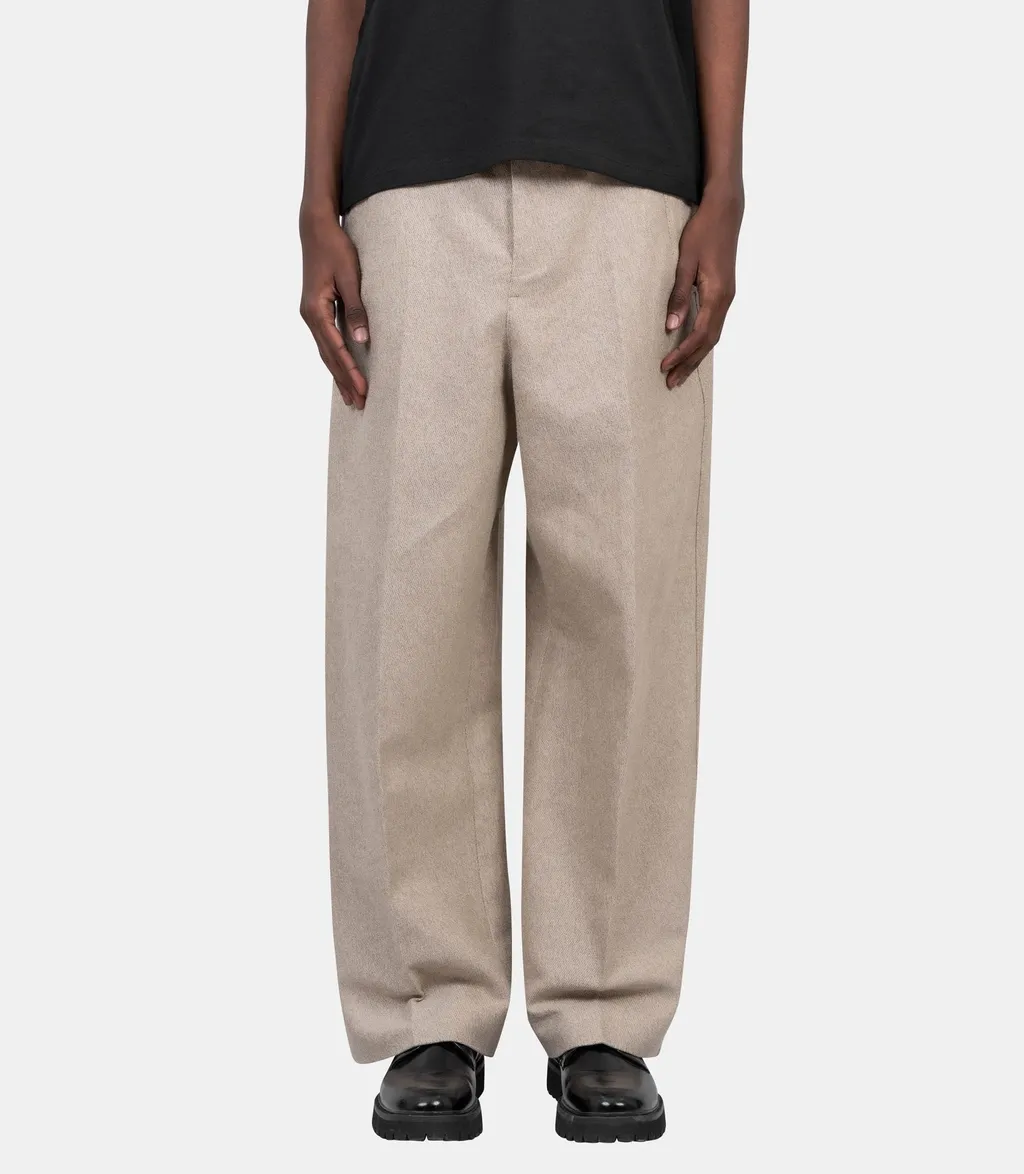 Belt-Loop Casual Pants