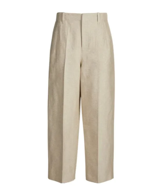 Belt-Loop Casual Pants