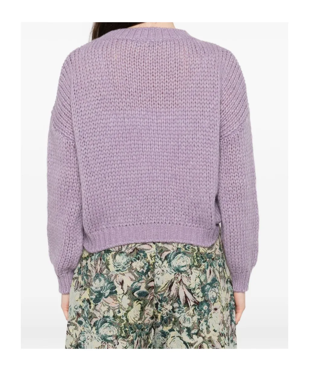 Crew Neck Long-Sleeved Sweater