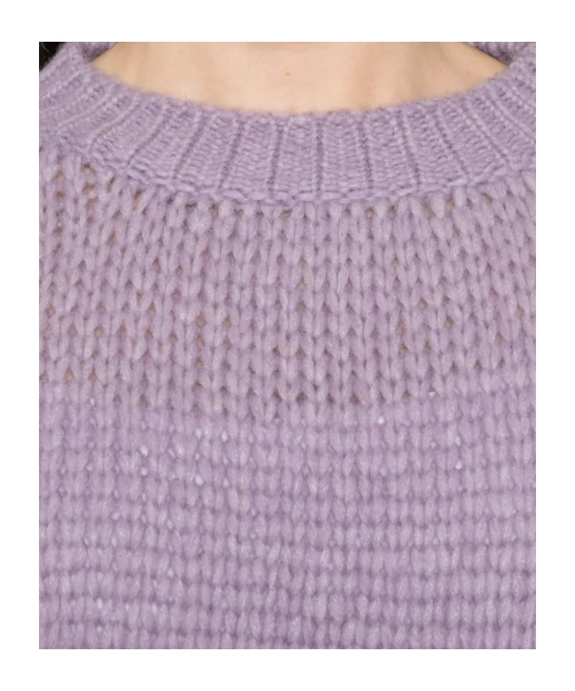 Crew Neck Long-Sleeved Sweater