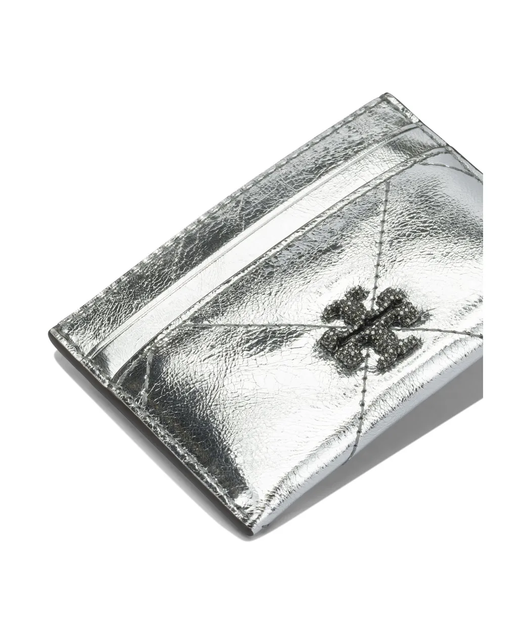 Tory Burch Logo-Embellished Card Holder