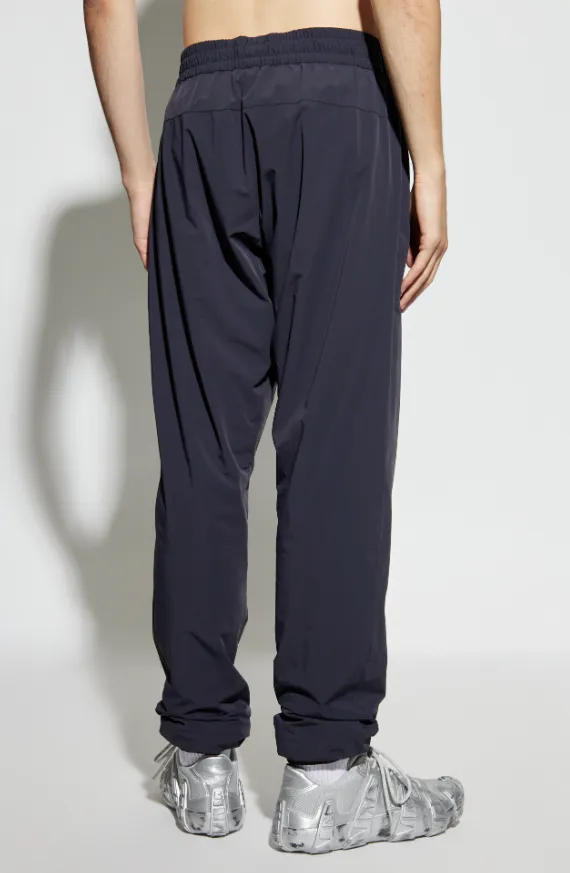 Zip-Pocket Elastic-Waist Trousers