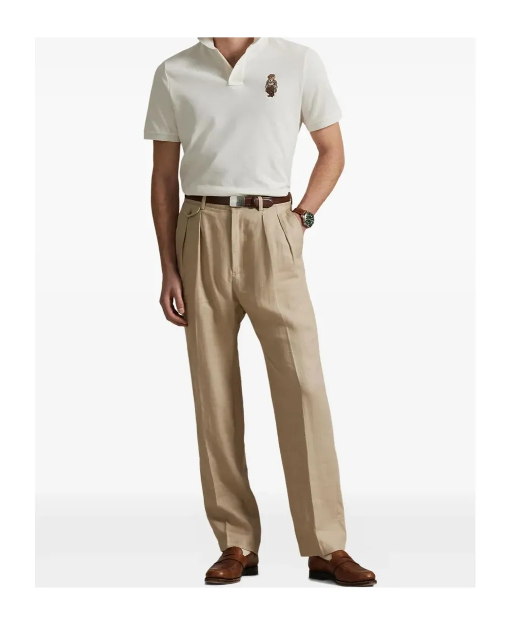 Polo Bear-Embroidered Polo Shirt